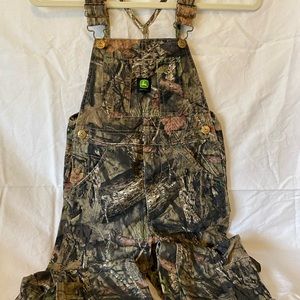 John Deere boys Cameo Mossy Oak overalls